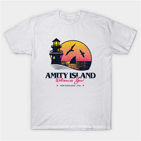 Amity Island Jaws T Shirt Teepublic