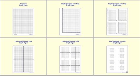 Math Aids Graph Paper Printable