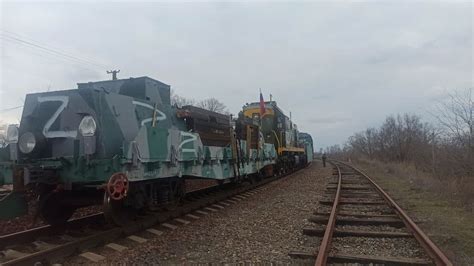Russian Armored Train With Heavy Weapons Spotted In Ukraine