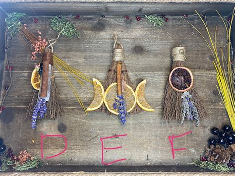 Besom Altar Broom Witches Broom Etsy
