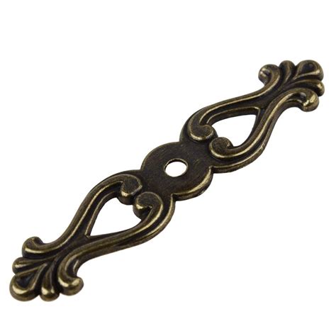 Some pulls do not use two screws, such as ring and pendant pulls, which only use one. Cabinet Backplates - Cabinet Hardware - The Home Depot