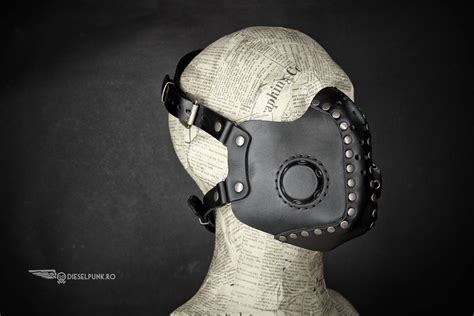 Steampunk Mask Leather Mask Halloween Mask Mouth Mask Larp