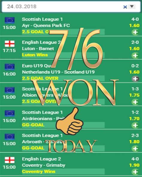 Our team of football betting experts have a great deal of experience at this job. Vip betting tips match 7/6 WON - betting tips site ...