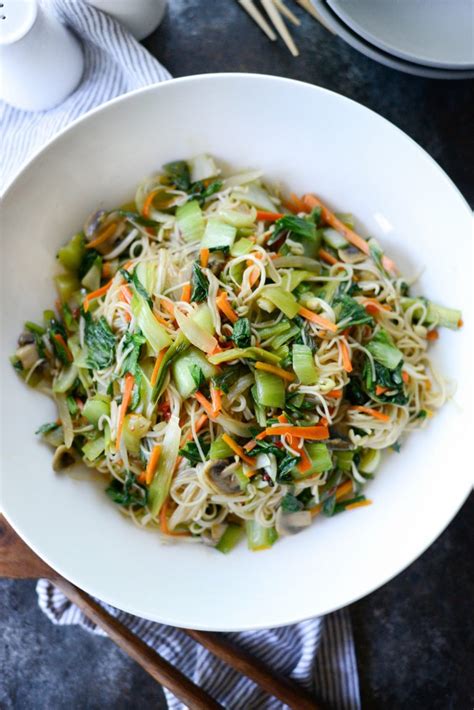 Chinese Vegetable Noodle Stir Fry Simply Scratch