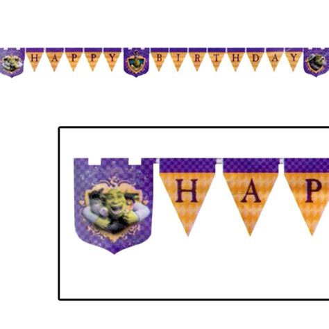 Maybe you would like to learn more about one of these? Shrek The Third Happy Birthday Banner (1ct)