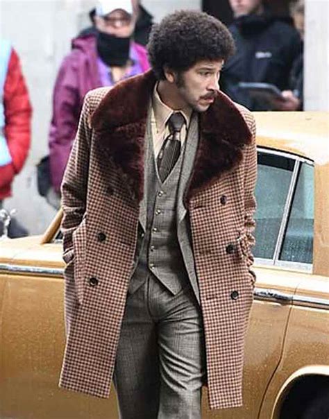 Emma stone, mark strong, emma thompson and others. Cruella 2021 Joel Fry Coat | Jasper Checked Fur Collar Coat