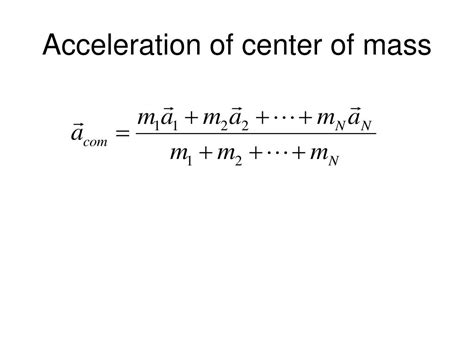 Ppt Chapter 9 Center Of Mass And Linear Momentum Powerpoint