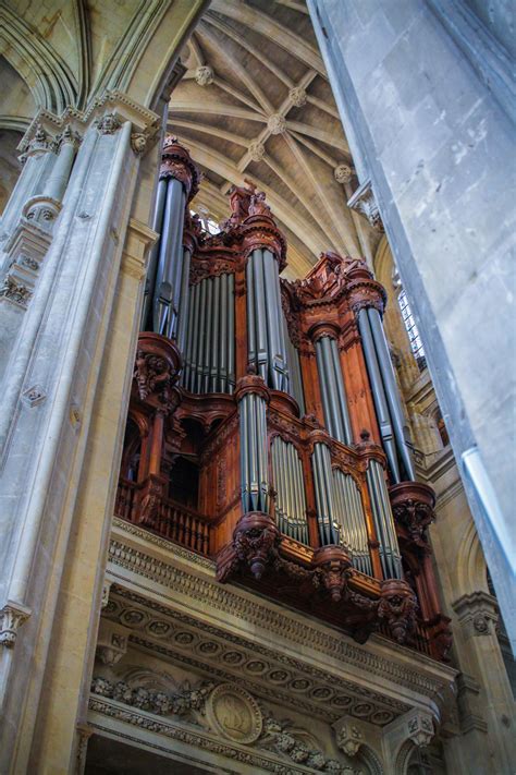 Free Images Pipe Organ Saint Eustache Paris France Building