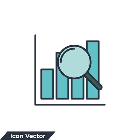 Analytics Icon Logo Vector Illustration Data Analysis Symbol Template