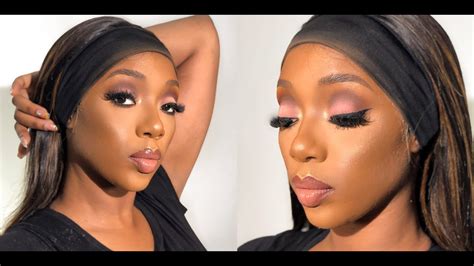 nude eyes on dark skin 2022 makeup for woc beginner friendly facevillebeauty ghana makeup artist