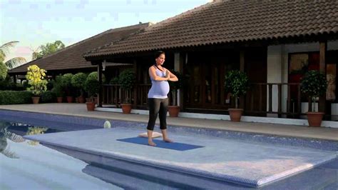 Prenatal Yoga Routine Lara Dutta Youtube