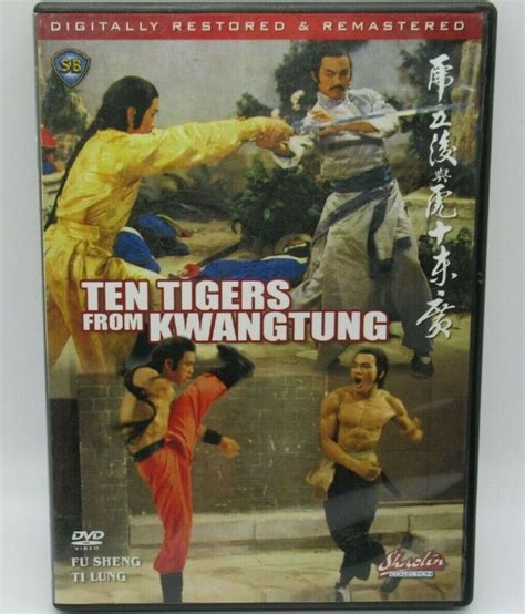 Ten Tigers From Kwangtung Shaolin Collection Dvd Movie Fu Sheng Ti