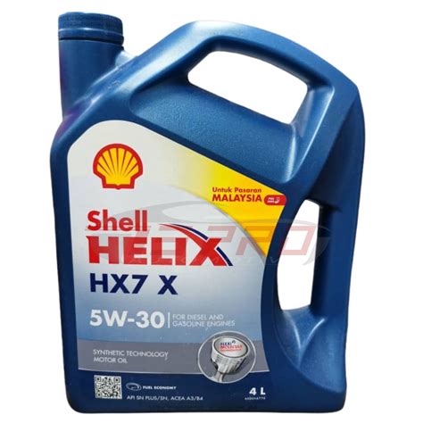 Shell Hx7 X 5w 30 Api Sn Plussn Acea A3b4 Engine Oil 4l Semi