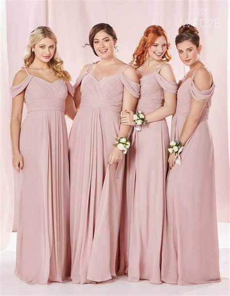 The Edit Pink Bridesmaid Dresses Two Wed2b Uk Blog