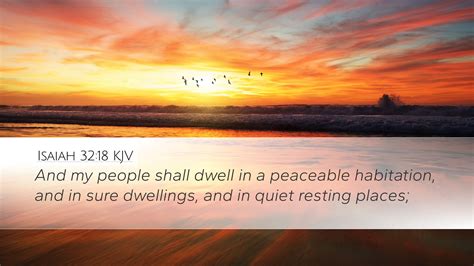 Isaiah 32 18 KJV Desktop Wallpaper And My People Shall Dwell In A