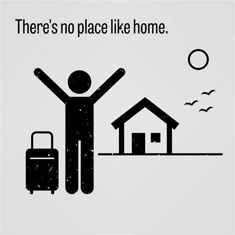 There Is No Place Like Home 362619 Vector Art At Vecteezy