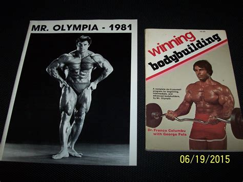 Mr Olympia 1981 Franco Columbu And The Competitors Muscle Builder Lot
