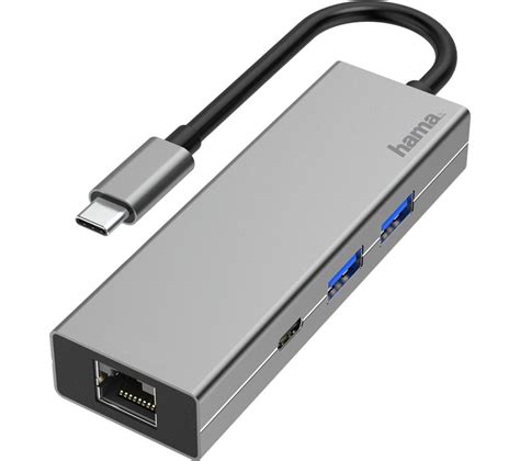 Buy Hama 4 Port Usb Type C Hub Free Delivery Currys