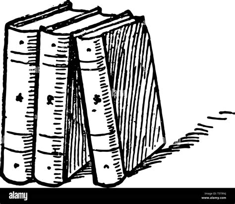 Book Standing Up Drawing
