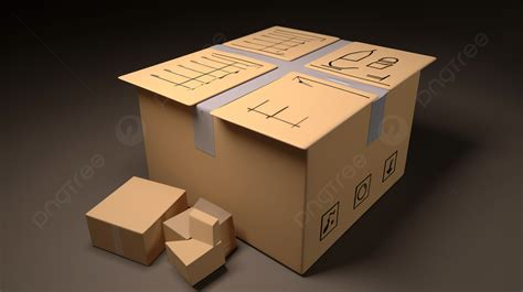 Customizable Ticked Checklist On 3d Rendered Cardboard Box Background