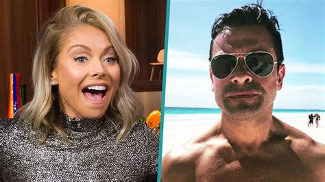 Watch Access Hollywood Interview Kelly Ripa Drops Shirtless Workout Video Of Daddy Mark