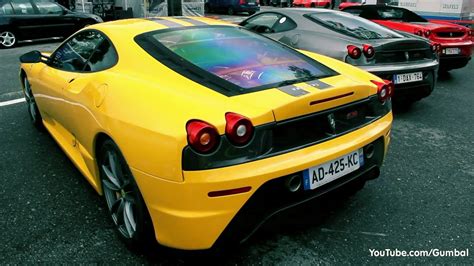 Yellow Ferrari 430 Scuderia Loud Accelerations Youtube