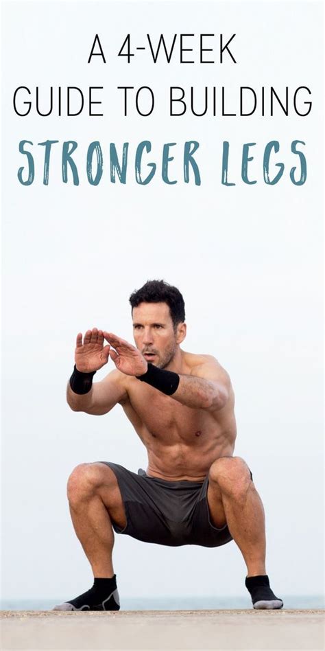 A 4 Week Guide To Building Stronger Legs Strong Legs Leg Workouts For Men