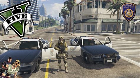 Gta 5 Police Lspdfr City Patrol Of 2023 Protecting The City From