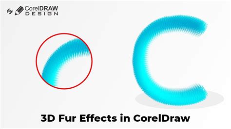 Create 3d Fur Effects In Coreldraw Coreldraw Tutorials Coreldraw