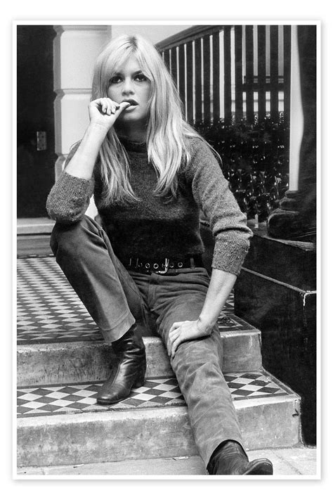 Casual Brigitte Bardot Bridgeman Images Jako Plakat Obraz Na Płótnie I Wiele Więcej