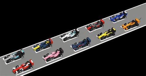 2017 Lego F1 Cars (made with Stud.io)