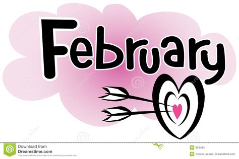 February stock illustration. Illustration of sketch, valentine - 353484