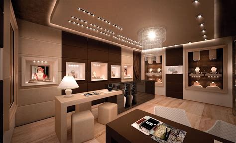 Luxury Jewelry Store Interior Design Showroom Interior Design Store