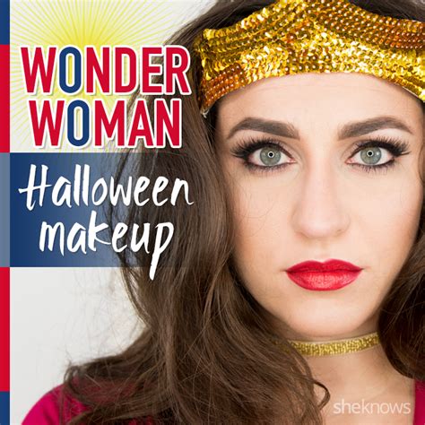 Classic Wonder Woman Makeup Will Make You Feel Like A Badass On Halloween Sheknows