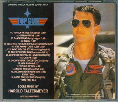 Top Gun Motion Picture Soundtrack Special Expanded