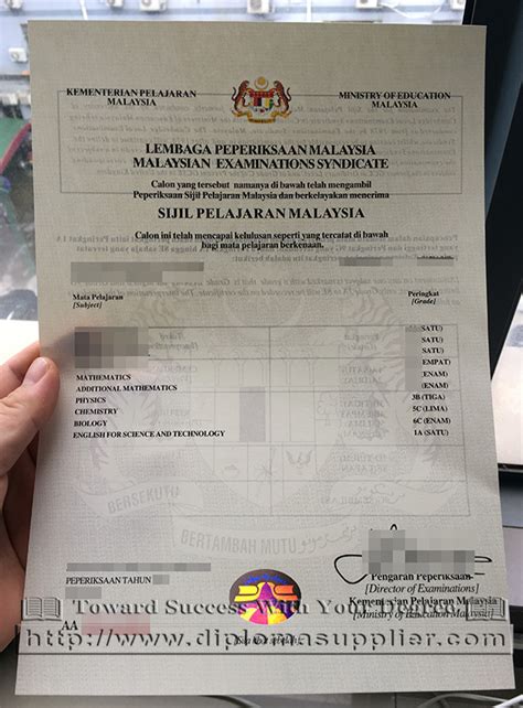 Este echivalentul certificatului general de învățământ secundar (gcse) din anglia, țara galilor și irlanda de nord; buy Sijil Pelajaran Malaysia diploma, buy SPM certificate ...