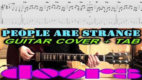 The Doors People Are Strange Guitar Cover Tab Lesson Tutorial Intro