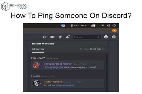 How To Ping Someone On Discord Full Process Guide