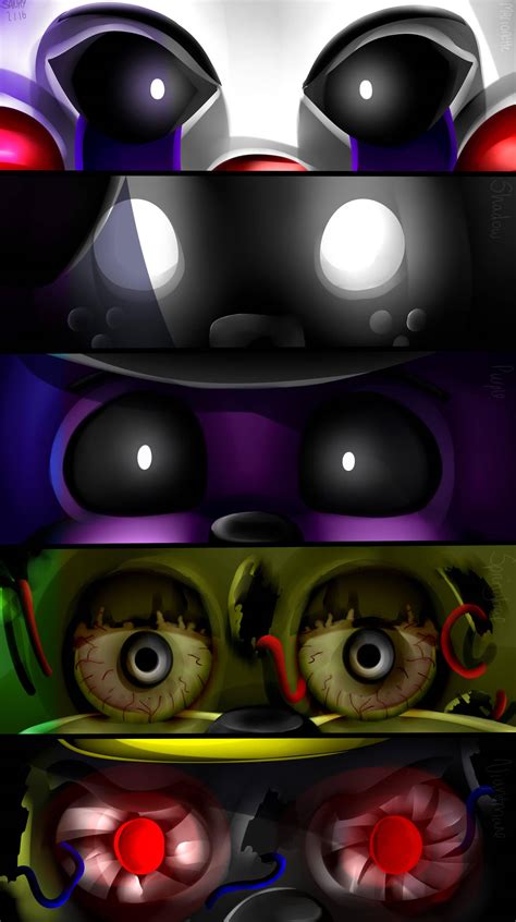 Fnaf ~extra Eyes~ By Sanity Paints On Deviantart