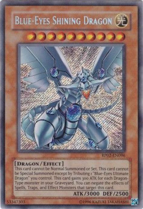 Yugioh Retro Pack 2 Single Card Secret Rare Blue Eyes Shining Dragon