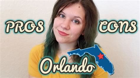 Pro S And Con S Of Living In Orlando Fl Youtube