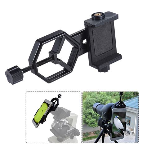 Metal Telescope Mount Adapter Bracket With Adjuatable Smartphone Cell