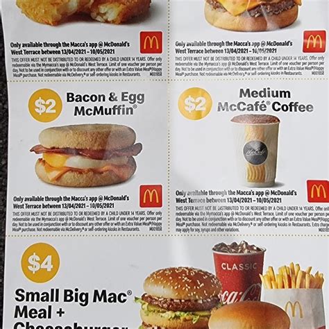 Ganz einfach das, was drin ist: SA Small Big Mac Meal + Cheeseburger $4 & More ...