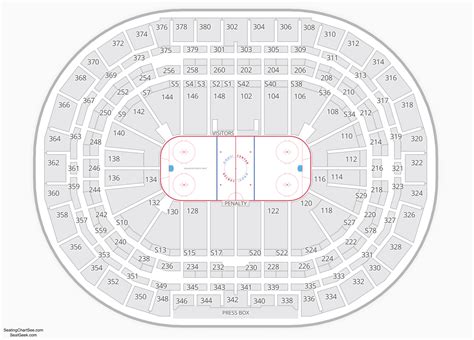 Pepsi Center Seating Map For Avalanche Games Elcho Table