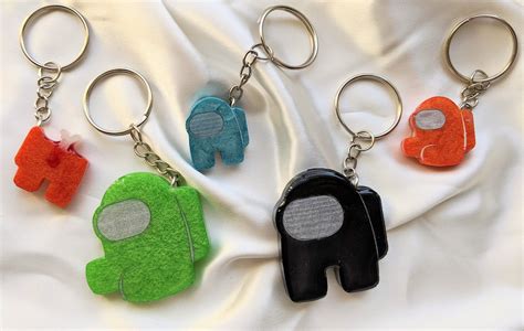 Among Us Keychain Unique Items Products Etsy Keychain