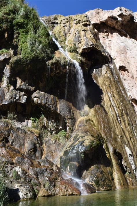 Sitting Bull Falls New Mexico The Waterfall Record