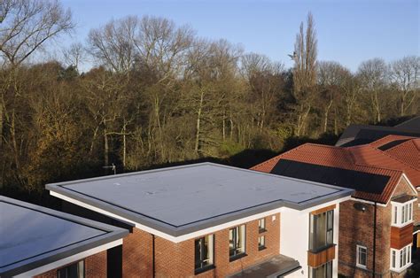 Contemporary Homes In Heritage Area Feature Protan Flat Roofs