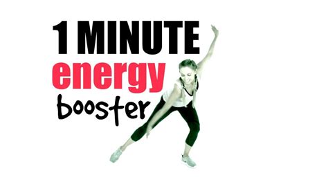 1 Minute Workout To Increase Your Energy Levels Youtube