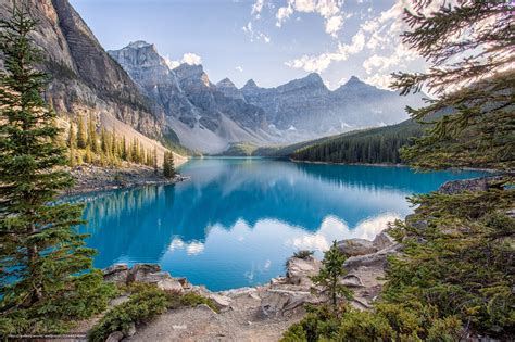 Tlcharger Fond Decran Moraine Lake Parc National Banff Alberta