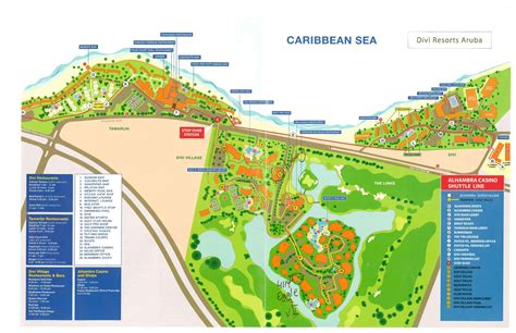 Divi Village Golf And Beach Resort Map